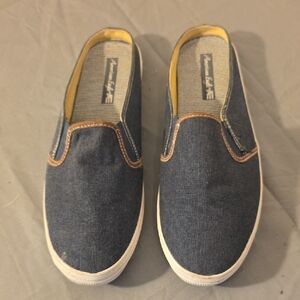 American Eagle Outfitters Denim Slip-On Loafers